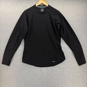 Patagonia Womens Size XL‎ Capilene Black Performance Baselayer Long Sleeve Shirt